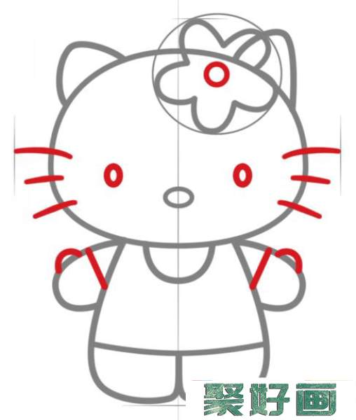 Hello Kitty简笔画图片