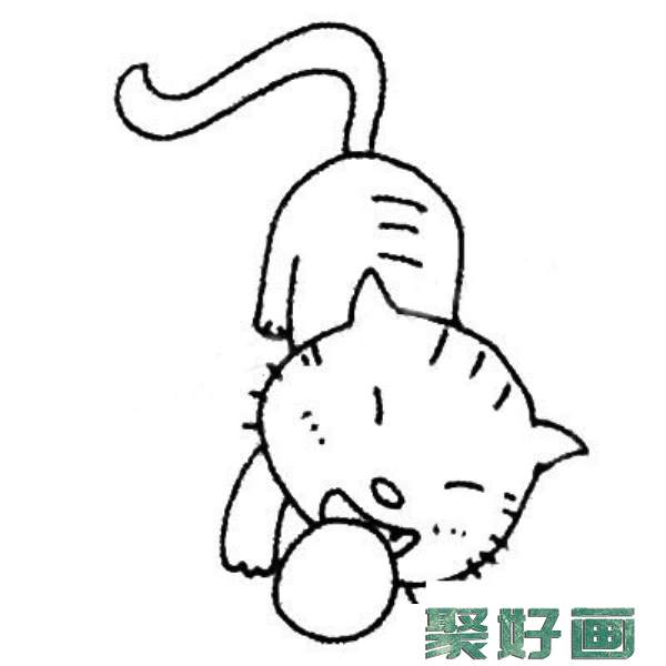 小猫咪简笔画图片