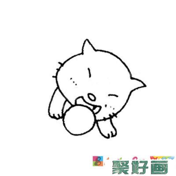 小猫咪简笔画图片