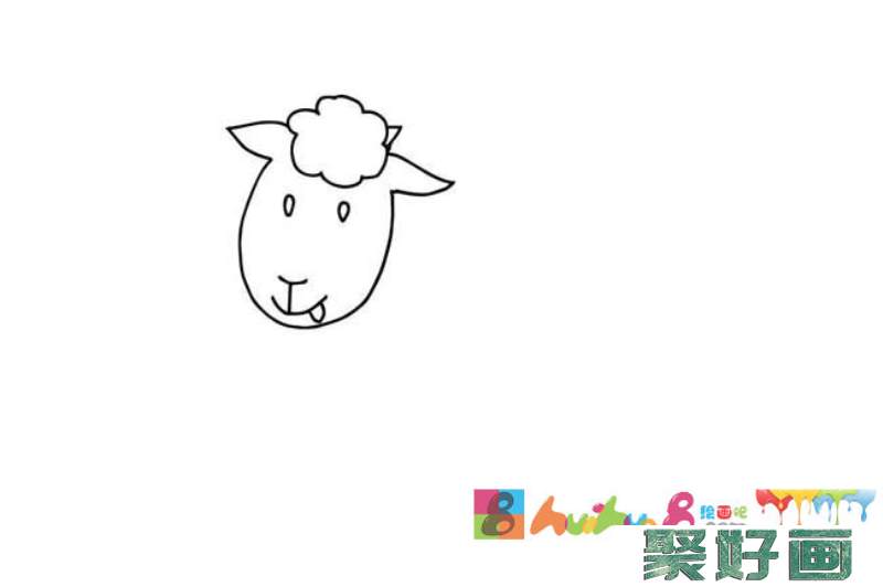小羊简笔画