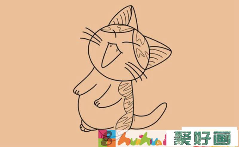 小猫简笔画