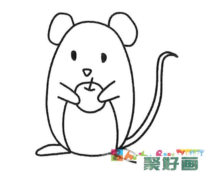6款可爱的卡通老鼠简笔画图片
