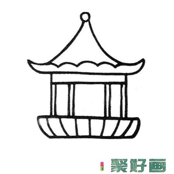 亭子简笔画