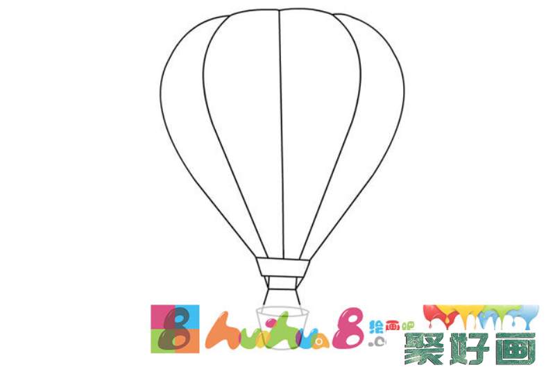 简单又漂亮的热气球简笔画图片