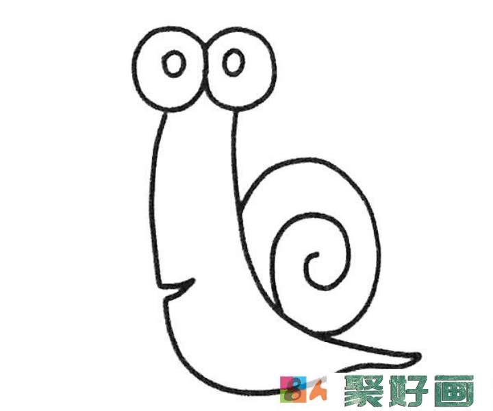 蜗牛简笔画图片6