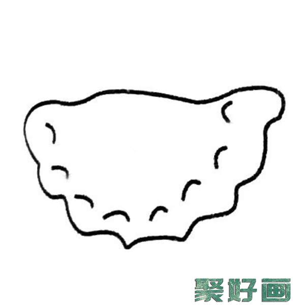 饺子简笔画大全及画法步骤