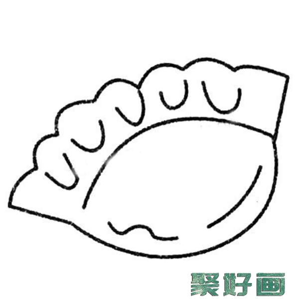 饺子简笔画大全及画法步骤