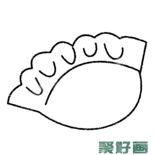 饺子简笔画大全及画法步骤