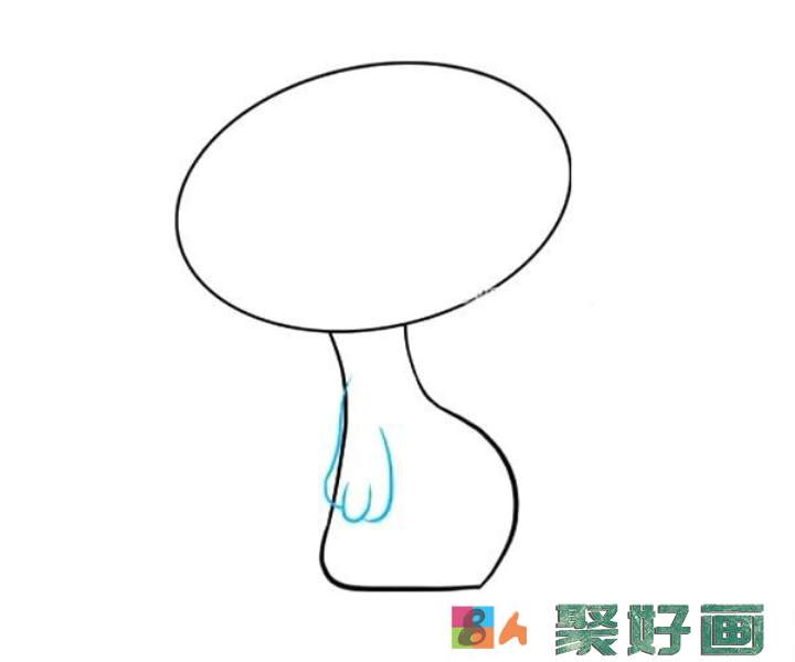 史努比简笔画步骤图