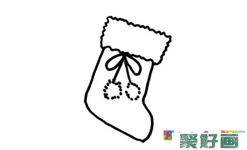 圣诞袜简笔画图片1