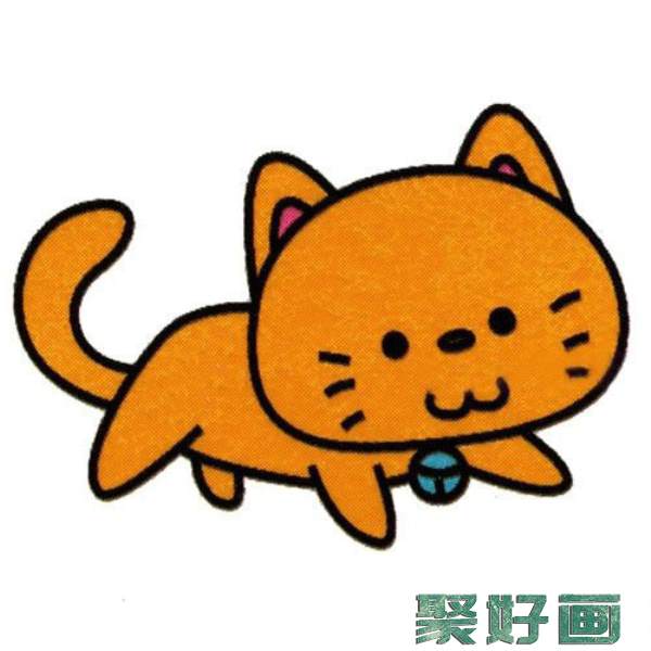 可爱的小猫简笔画图片