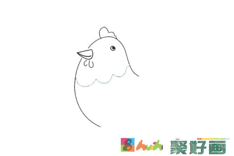 母鸡简笔画