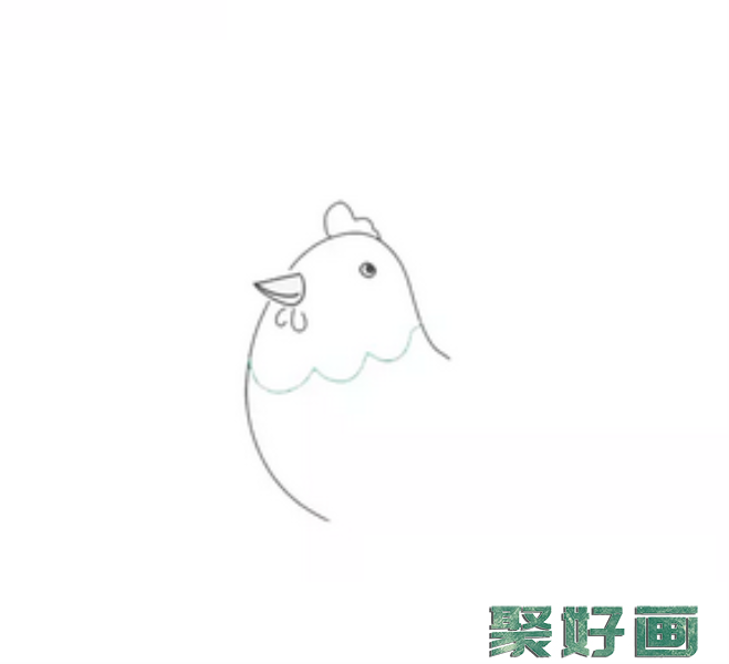 母鸡简笔画