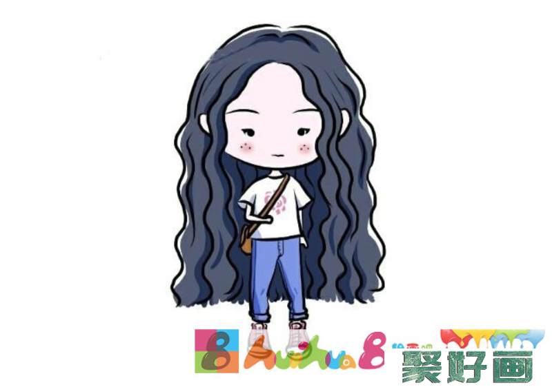 长头发的小女孩图片2