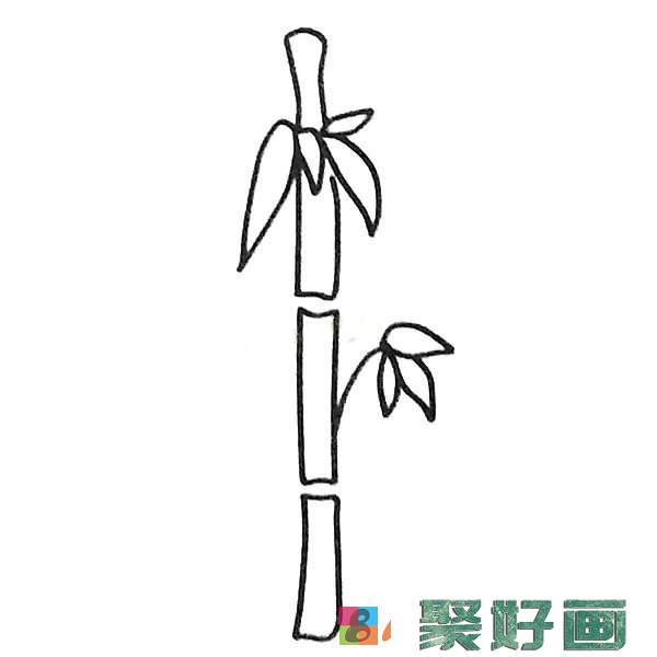 漂亮的竹子简笔画图片