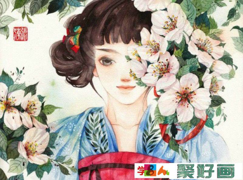 很有中国风的一组女性插画 古风古韵的美女子_www.youyix.com