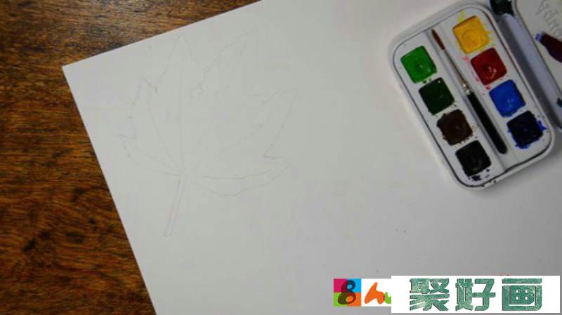【水彩枫叶】简单唯美的枫叶水彩画法 用水彩怎么画树叶 树叶的画法_www.youyix.com