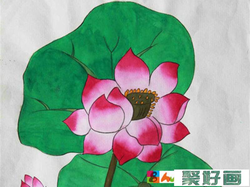 <a href=../zhonglei/shuifenhua/ target=_blank class=infotextkey>水粉画</a>：盛开的红莲