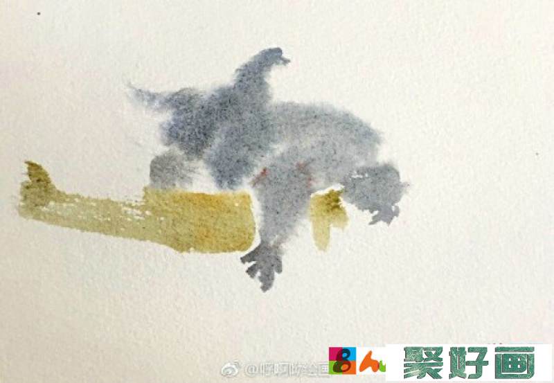 可爱树袋熊水彩画手绘教程 树袋熊的画法 树袋熊水彩画怎么画_www.youyix.com