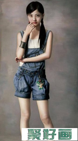 中国油画女人作品欣赏