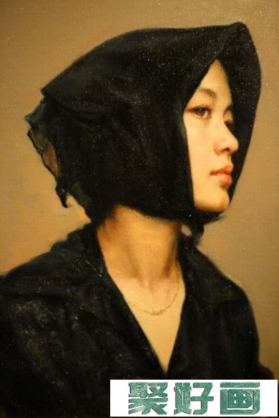 中国女人写实画派名家美女油画作品欣赏