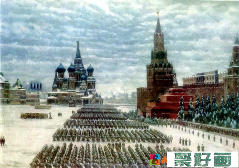 苏联卫国战争油画