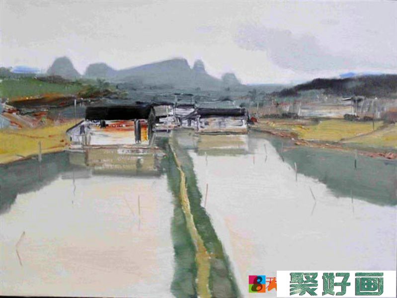 白羽平风景油画作品欣赏