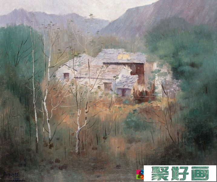 石玉翎中国油画作品欣赏