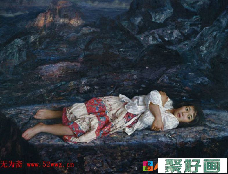 旅法画家吴静涵油画作品欣赏《非幻境》