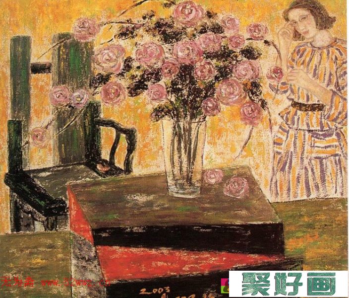 从国画到油画的女画家孙鼎玉作品欣赏