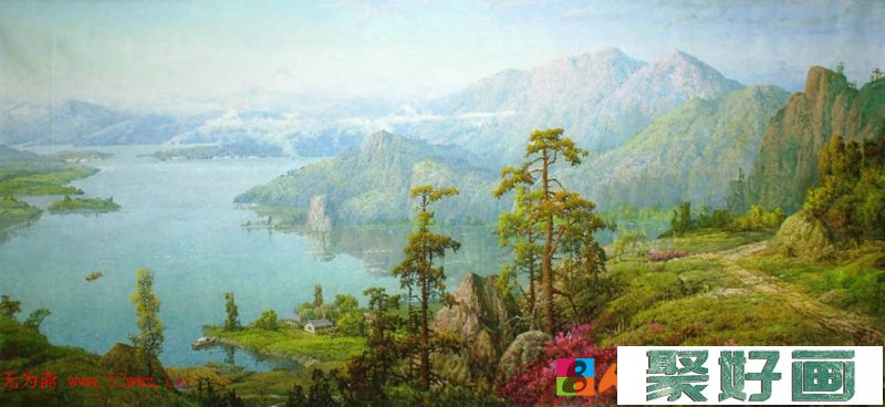 写实画风的朝鲜油画艺术作品欣赏