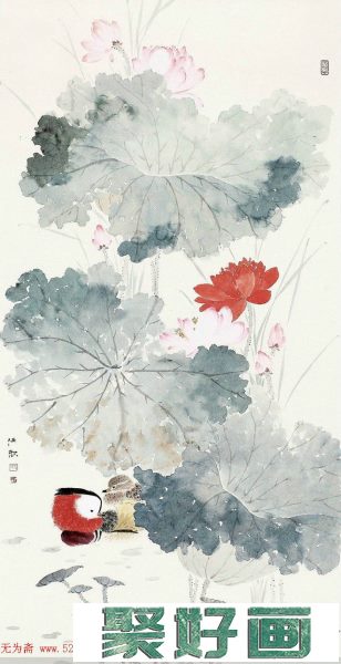 天津女画家任欢花鸟画作品欣赏