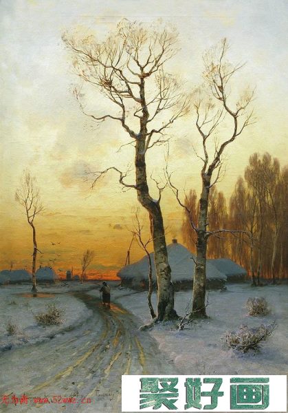 俄罗斯画家尤利·叶维奇·克勒韦·朱利叶斯油画作品欣赏