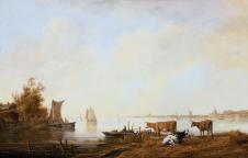 阿尔伯特·库普作品:View of the Maas near Dordrecht