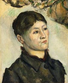 塞尚夫人肖像 Portrait of Madame Cezanne