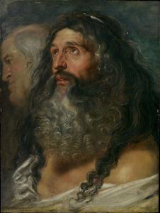 鲁本斯油画作品: 有着打卷胡子的男人肖像油画欣赏