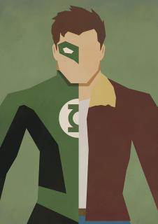 美国各种侠和美国漫画英雄装饰画素材下载: 绿灯侠装饰画 H