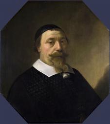 阿尔伯特·库普作品: 有胡子的男人肖像 Portrait of a Bearded Man