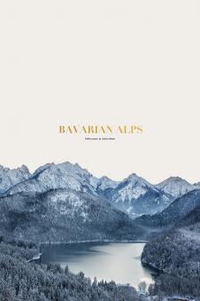 冰雪之颠: bavarian alps  阿尔卑斯山脉摄影图片欣赏