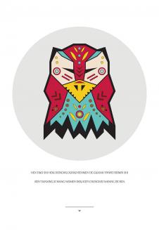 三联关怀动物系列: 鹰头装饰画