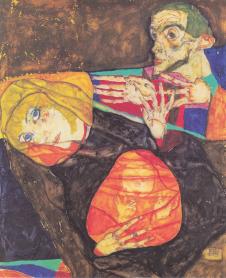 埃贡·席勒的画: 埃贡·席勒的人物油画
