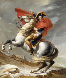雅克路易大卫作品: 拿破仑越过阿尔卑斯山 高清大图下载