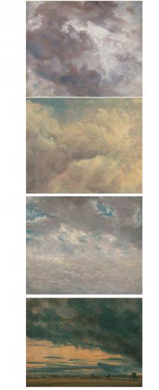 康斯太勃尔的云和天空 高清图片素材下载