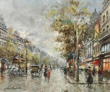 安托万·布兰查德作品: 美丽的巴黎街道