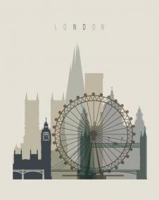 大城市建筑装饰画:艺术都市系列之伦敦