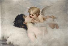 布格罗油画: 天使的吻 An Allegory Of Love