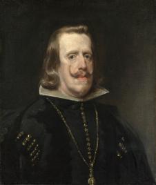 委拉斯开兹作品:菲利普四世的肖像 - portrait of philip iv
