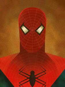 美国各种侠和美国漫画英雄装饰画素材下载: 蜘蛛侠装饰
