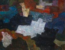 欧美抽象油画:FRANCIS BOTT-Ohne Titel, 1961