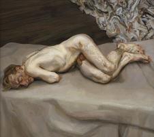 英国画家卢西安弗洛伊德 人物裸体油画作品 欣赏